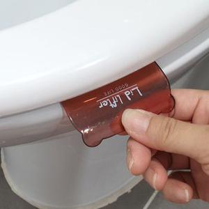 변기손잡이 변기커버 변기시트 반투명 와이드형 레드 X ( 10매입 )