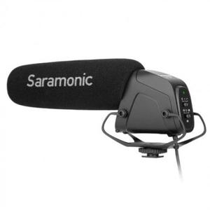 문구 실용적인 완구 애완 용품 Saramonic DSLR 카메라 및 캠코더 전용 오디오 콘덴서 마이크 SR-VM4/BK