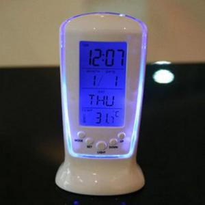 디지털시계 실용적인 시계 LED 테이블 시계 온도 습도 요리식당