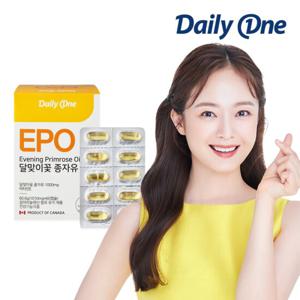 데일리원 EPO 달맞이꽃 종자유 비타민E 1010mg X 60캡슐 1통