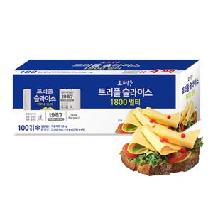 [동원] 소와나무 트리플 슬라이스 치즈 1.8kg(100매입)