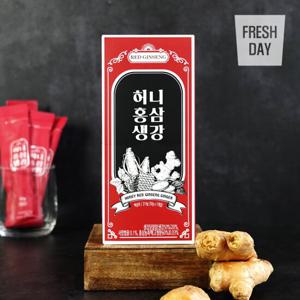 맛있고 간편한 허니 홍삼 생강차 스틱 3박스 (21봉)
