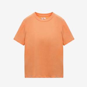카파 로고 델타 여성 크롭 반팔 티셔츠 오렌지 P221IWRS360OR1