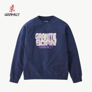 [공식] 그라미치 GRANITE BORN 스웨트 맨투맨 Navy Pigment