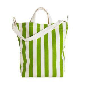 아트박스/원더스토어 [바쿠백] 덕백 캔버스 토트백 Green Awning Stripe