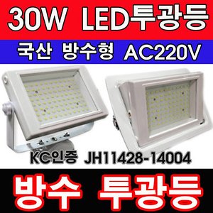 LED 다용도 투광등 30W AC220V HQI 대체용 간판