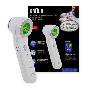 브라운 가정용 피부적외선체온계 비접촉 이마 BNT400
