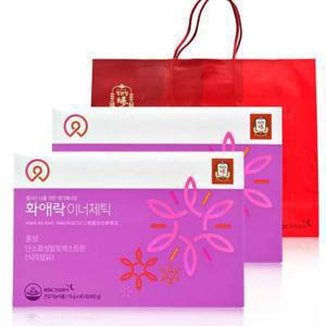 정관장 화애락 이너제틱 (15g 60포)+쇼핑백 증정/부모님 생일 추석 설 명절 선물세트 2개