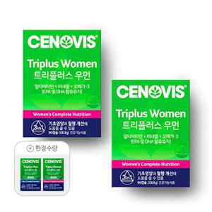 [세노비스]트리플러스 우먼 멀티비타민미네랄 (90캡슐/45일분)x2