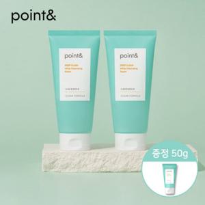 point&  포인트앤 딥 클린 휩 클렌징 폼 200g x 2개