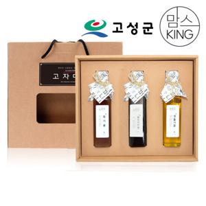경남고성 공룡나라 고자미 선물세트 4호(참기름+생들기름+간장)