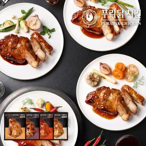 [푸라닭] 닭다리살 스테이크 20팩(블랙6+갈릭6+파불로4+매콤4)