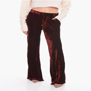 (N22) 에트로 여성 바지 Velvet ARTEMISIA Flared Trousers