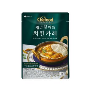 롯데 쉐푸드 생크림버터 치킨카레 170gx6개 즉석 전자레인지 천연 향신료 진한 블렌딩