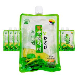 [녹미원식품] [15EA 세트상품] 녹미원 생와사비(참) 100g  고추냉이[무료배송]