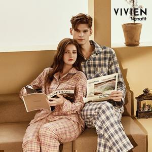 비비안 [VIVIEN] 나나핏 여성용 WINTER 파자마 2세트
