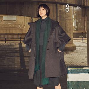 지스튜디오 23FW 울실크 핸드메이드 케이프
