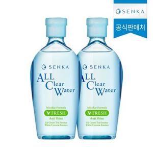 센카 올 클리어 워터 미셀라 포뮬러 프레시 A 230ml 2개