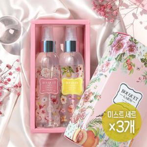 부케가르니 바디 미스트 선물세트 145ml 2종 x3개 (화이트머스크+베이비파우더/화이트머스크+일랑일랑 中 택1)