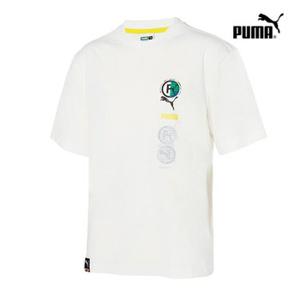 푸마반팔티 XQF 932182-02 인터네셔널 로고 반팔 티셔츠 INT L Logo Tee