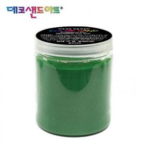 문구 실용적인 완구 애완 용품 데코샌드아트 전용 색모래 250g(21.녹색)/BK