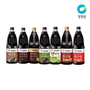 청정원 햇살담은 간장 1.7L 7종 골라담기