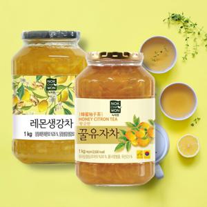 [녹차원] 레몬생강차 1KG+꿀유자차 1kg