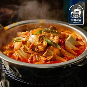 [아빠식당] 돼지고기 김치찌개 230g*4 (+라면사리 2개 증정)
