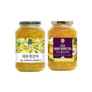 [녹차원] 레몬생강차 1kg+꿀모과차 1kg