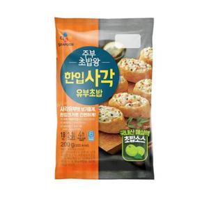 씨제이 한입 사각유부초밥 200G