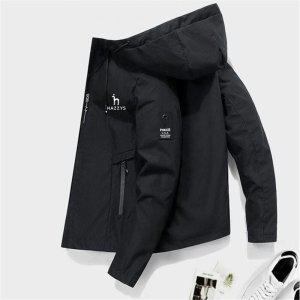 남자 겨울 패딩 점퍼 2022 HAZZYS남성용 봄버 재킷 윈드브레이커 지퍼 재킷 봄 가을 캐주얼 작업 재킷
