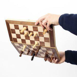 고급 원목 대형 접이식 자석 체스 체스판 체스게임