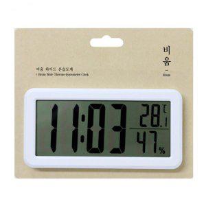 13000 비움 와이드 온습도계 / 디지털 시계