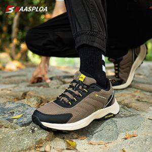 Baasplula 남자 하이킹 신발 착용 방지 운동화 비 슬립 캠핑 신발 남성 야외 운동화 봄 가을 방수 신발