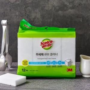 *3M 무세제 큐브 크리너 12EA