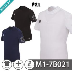 [P&L] 피앤엘 피지 하프넥 기본 하프넥 셔츠 Model No_M1-7B021
