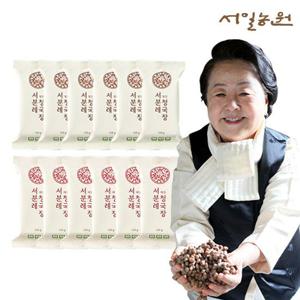 서일농원 서분례 명인 청국장 12팩 (기본6팩+매운6팩)