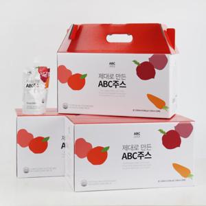 [김재식헬스푸드] 제대로 만든 착즙 ABC주스 100ml 30팩 3박스