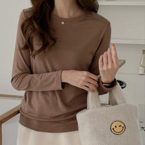 [조아맘] [MADE] 소프트 기모 베이직 티 23FW JT08510