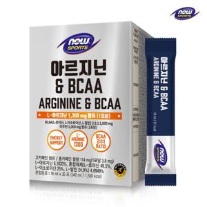 나우푸드 아르지닌 & BCAA 자몽맛 30포