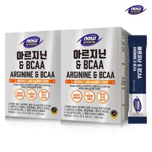 나우푸드 아르지닌 & BCAA 자몽맛 30포 2박스