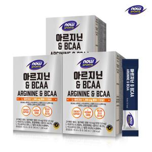 나우푸드 아르지닌 & BCAA 자몽맛 30포 3박스