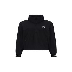 Half Zip-up Anorak Jumper_Black