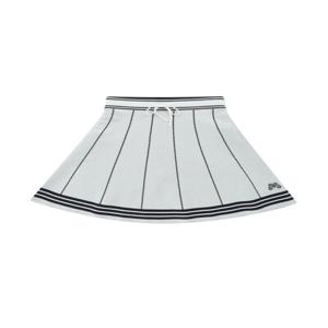 Double Weaving Knit Skirt_White (Q0CS40331)