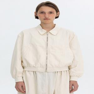 CRISPY BLOUSON JACKET - IVORY