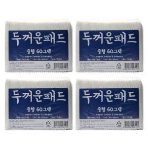 두꺼운패드 중형(60x50) 60g x 140매 애견패드 배변패드 강아지패드