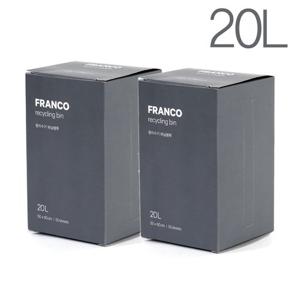 프랑코 분리수거 비닐봉투 20L(50매) 1+1