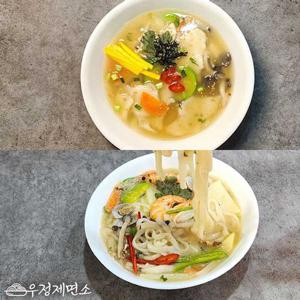 우정제면소 맑은해물맛 칼국수/수제비 12인분(각각6+6인분 가능)