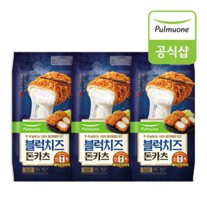 [풀무원] 통모짜렐라 자연치즈 블럭치즈 돈카츠 3봉(420g x 3봉)