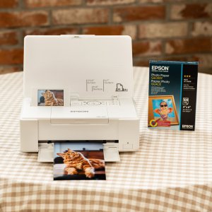 Epson PictureMate 베이직팩(잉크+포토용지 포함)무선 WiFi 휴대용프린터 포토 프린터